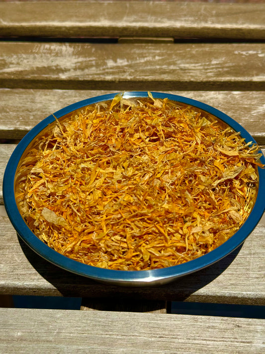 Marigold petals